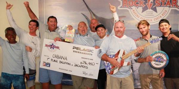 Pelagic Rockstar Tournament, Costa Rica 2021. First Prize for Cabana