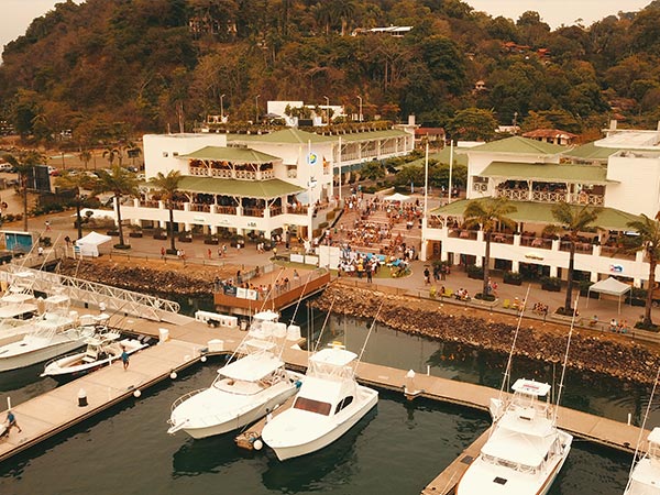 Costa Rica Billfish Tournament - Airview of Event